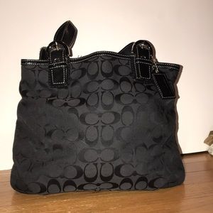 Classic black Coach bag